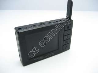 Wireless Receiver Mini DVR Button Spy Wired + Wireless Camera Cam 