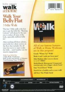   SANSONE WALK YOUR BELLY FLAT AT HOME WALKING DVD NEW EXERCISE FITNESS