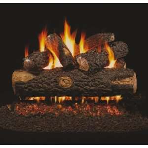   Oak Vented Gas Log Set with ANSI Certified G45 Burner