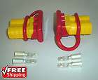 600V WINCH QUICK CONNECTOR PLUGS, DISCONNECT PLUGS FOR 4 GAUGE WIRE 