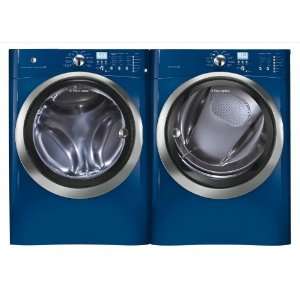   Steam Front Load Washer and Steam Electric 8.0 Cu Ft Dryer EIFLS55IMB