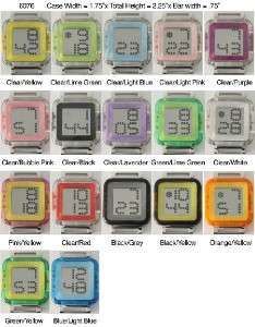 Wholesale LOT of 10 Solid Bar Digital Watch Face  6076  