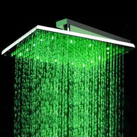 square led rain shower head features 1 no need battery water powered 