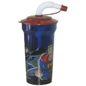   Justice League Travel Tumbler with Flex Straw & Lid