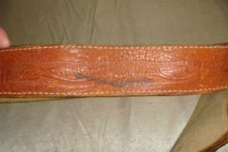 Western Cowboy Leather Belt and Gun Holster Medium 32 38 Made in 