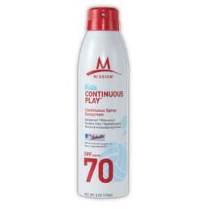  Athletecare SPF 70+ Kids Continuous Play Spray Sunscreen Beauty