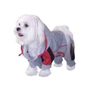  Dog Sweatshirts   ATHLETIC TRACK WARM UP GREY SMALL Pet 