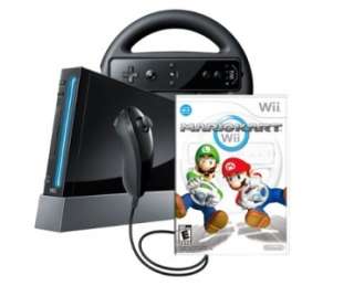 Nintendo Wii Console Mario Kart Bundle 2011   Wii Sports  Race O Rama 