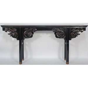  BK0082Y Antique Chinese Lacquered and Carved Altar Table 