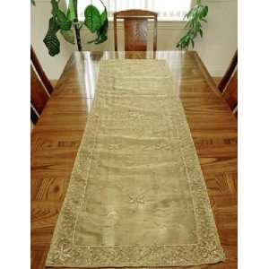 In Creation IS 018 Zarri Embroidered Long Runner Table Covers  