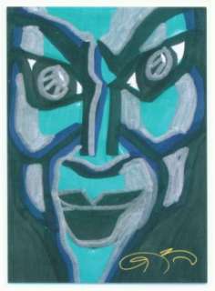 JEFF HARDY ARTWORK CARD #107 TNA XTREME 2010  