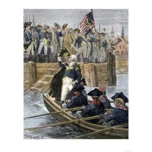  General George Washington Leaving New York City after 