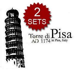  Peel And Stick Wall Decal, Leaning Tower of Pisa Wall 