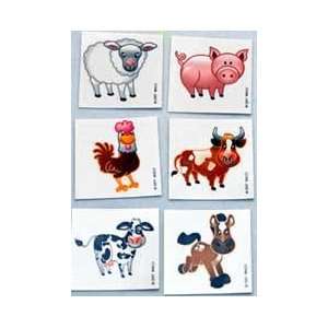    Assorted Farm Animal Temporary Tattoos(144/PKG) Toys & Games