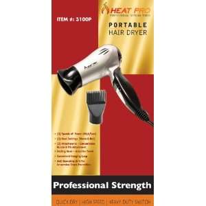  PRO STYLING TRAVEL DRYER w/ ATTACHMENTS Beauty