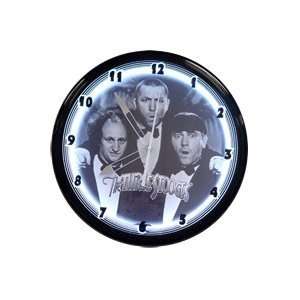  3 Stooges Tuxedo Neon Clock 20