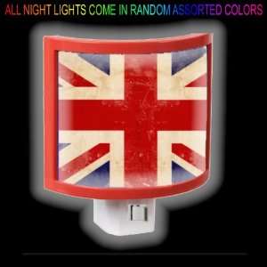 Union Jack Distressed British Flag Night Light