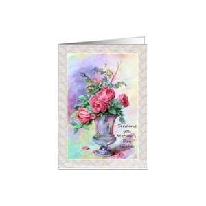  Mothers Day   Roses   Vase   Still Life Card Health 