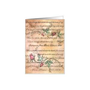  2 Roses Poetry Wedding Anniversary Card Card Health 