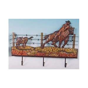  Metal Western Decor Hat Rack 