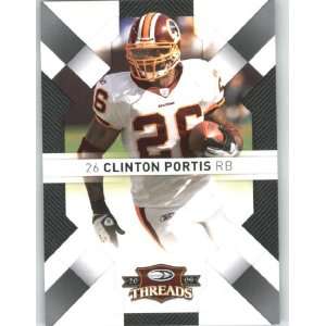  Clinton Portis   Washington Redskins   2009 Donruss Threads NFL 