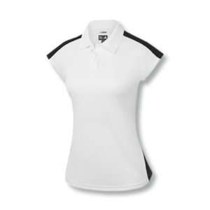   Mini Cap Sleeve Color Block Golf Polo Shirt