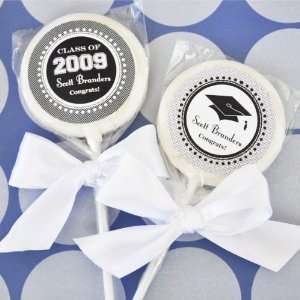 Wedding Favors Hats off to You Personalized Graduation Lollipop Favors 