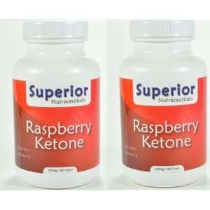  Raspberry Ketones 250mg 120 Count (2 Pack) 240 Capsules 