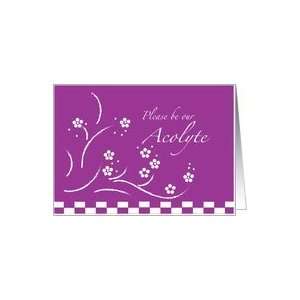  Wine Flowers Please Be My Acolyte Wedding Card Health 