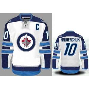  New Winnipeg Jets Jersey #10 Hawerchuk White Hockey Jersey 
