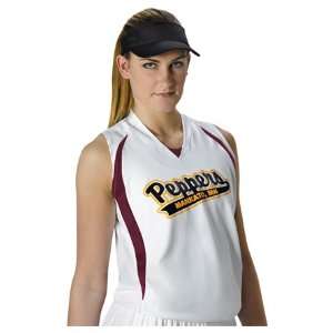 Custom Alleson 558W Women s Sleeveless Softball Jerseys WH 