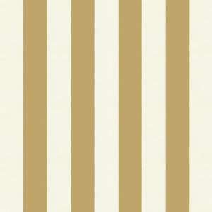   Ribbon Stripes 9 Foot Wrapping Paper Roll, Cream/Gold