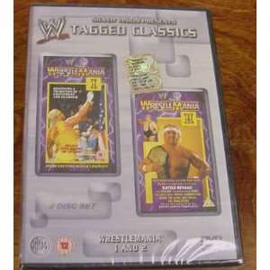 WRESTLEMANIA 1 & 2 WWE TAGGED CLASSIC WRESTLING 2 DVD SET